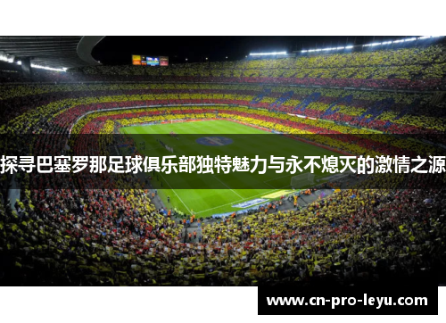 探寻巴塞罗那足球俱乐部独特魅力与永不熄灭的激情之源